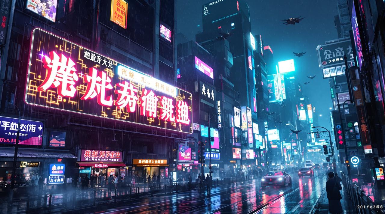 青柠影院 - 赛博长安科幻电影场景，展示高清HD科幻影视作品品质